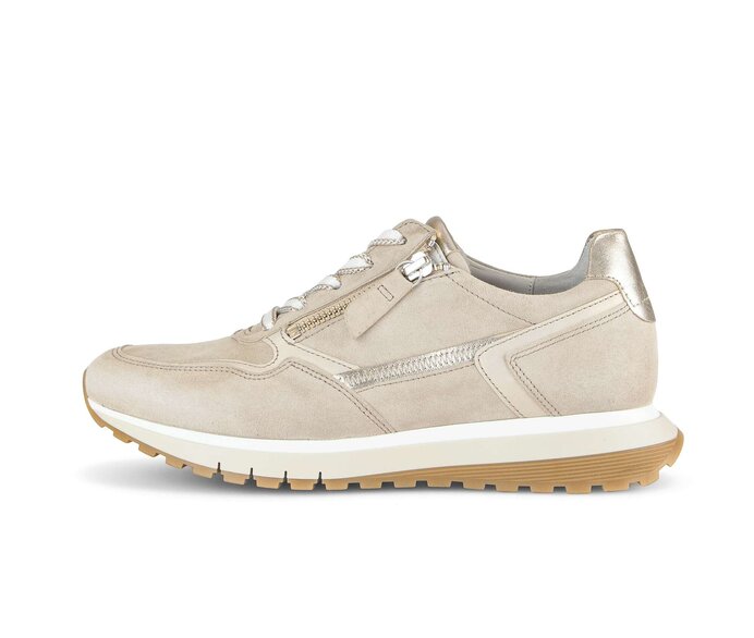 Gabor Damen Sneaker Low Beige - Rauleder