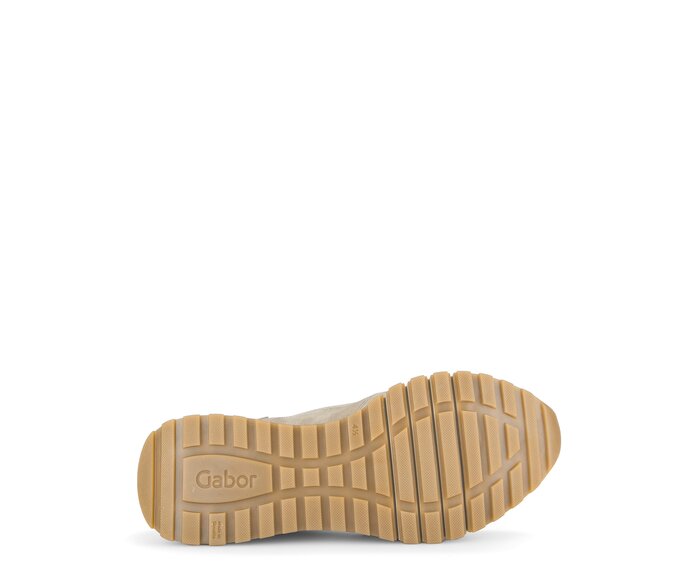 Gabor Damen  Sneaker Low Beige - Rauleder