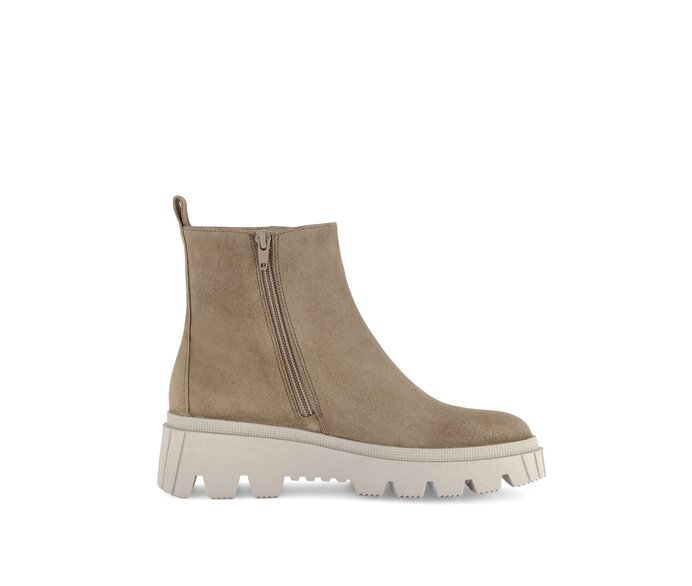 Gabor Damen  Plateau Stiefelette Braun - Rauleder