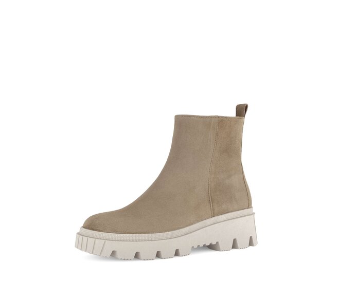 Gabor Damen  Plateau Stiefelette Braun - Rauleder