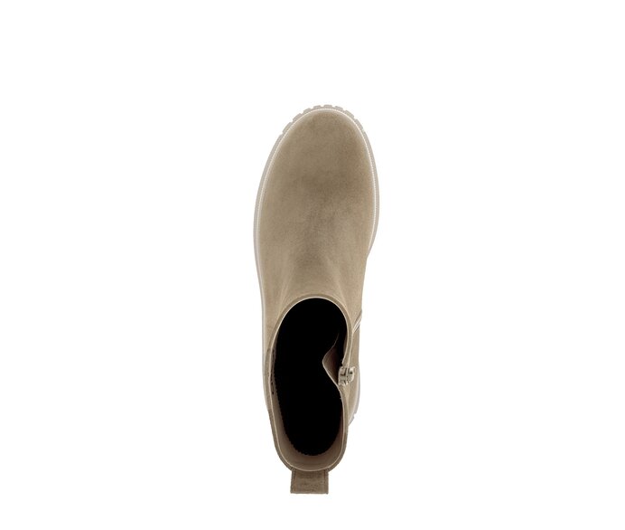 Gabor Damen  Plateau Stiefelette Braun - Rauleder