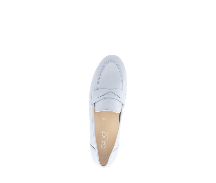 Gabor Damen  Slipper Blau - Glattleder