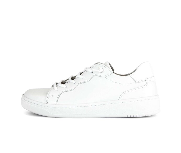 Gabor Damen Sneaker Low Weiß - Materialmix Leder