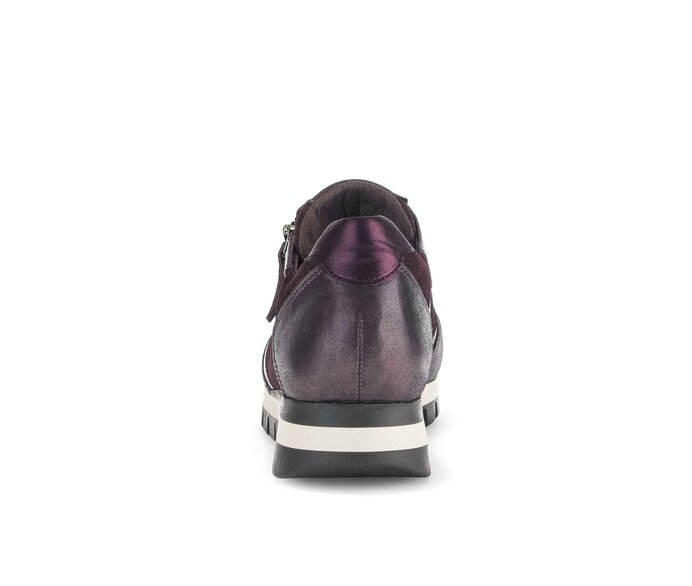 Gabor Damen  Sneaker Low Lila - Materialmix Leder