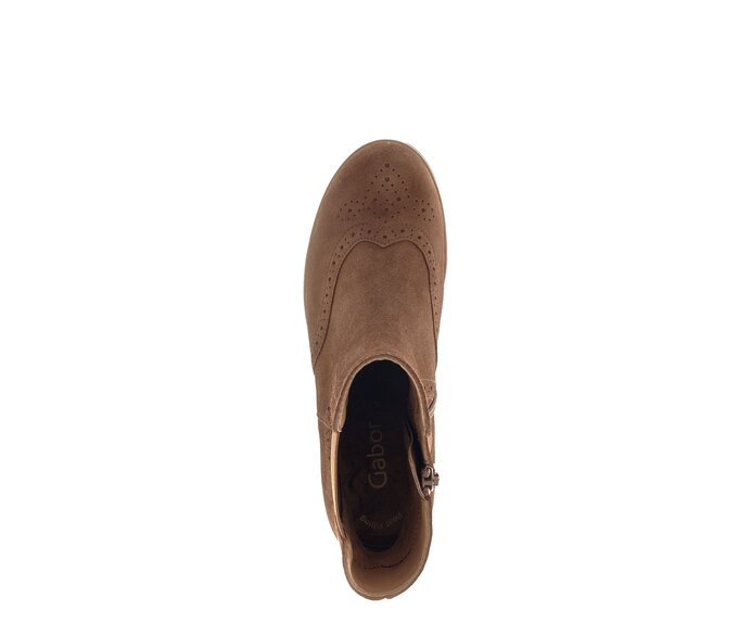 Gabor Damen  Chelsea Boot Braun - Rauleder