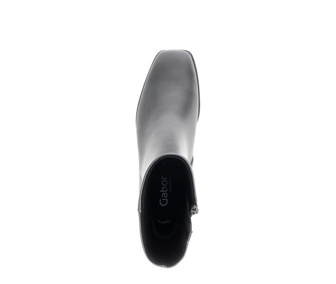 Gabor Damen  Elegante Stiefelette Silber - Glattleder