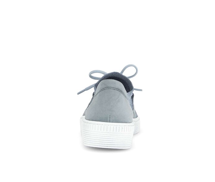 Gabor Damen  Sneaker Low Blau - Materialmix Leder/Lederimitat