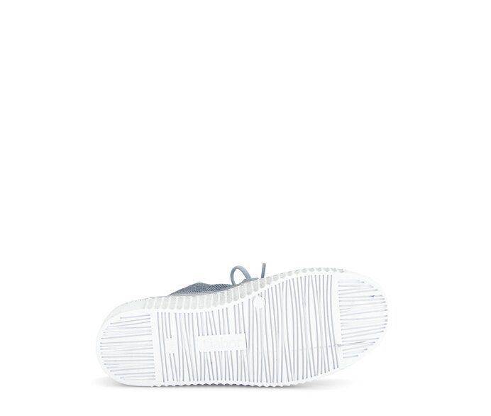 Gabor Damen  Sneaker Low Blau - Materialmix Leder/Lederimitat
