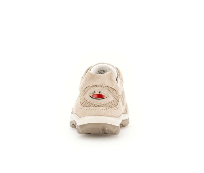 Gabor Damen  Sneaker Low Beige - Materialmix Leder/Lederimitat