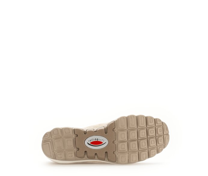 Gabor Damen  Sneaker Low Beige - Materialmix Leder/Lederimitat