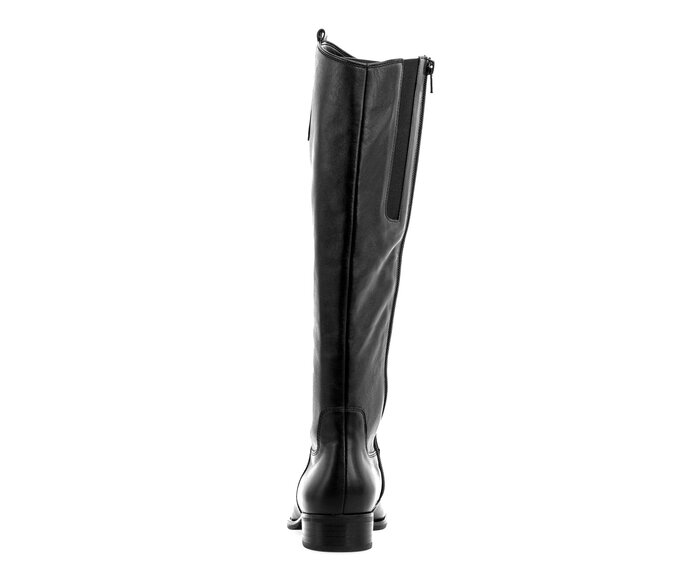 Gabor Damen  Eleganter Stiefel Schwarz - Glattleder