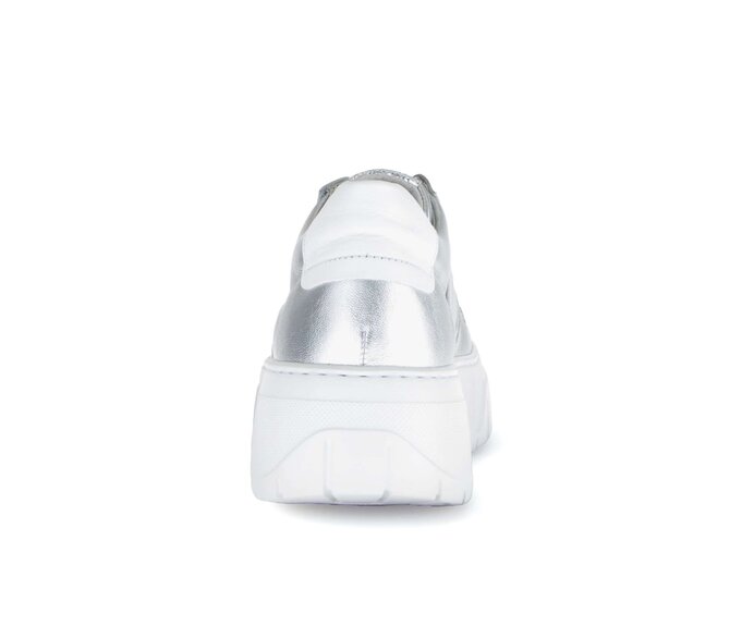 Gabor Damen  Sneaker Low Silber - Materialmix Leder