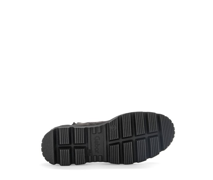 Gabor Damen  Schnürstiefelette Grau - Rauleder