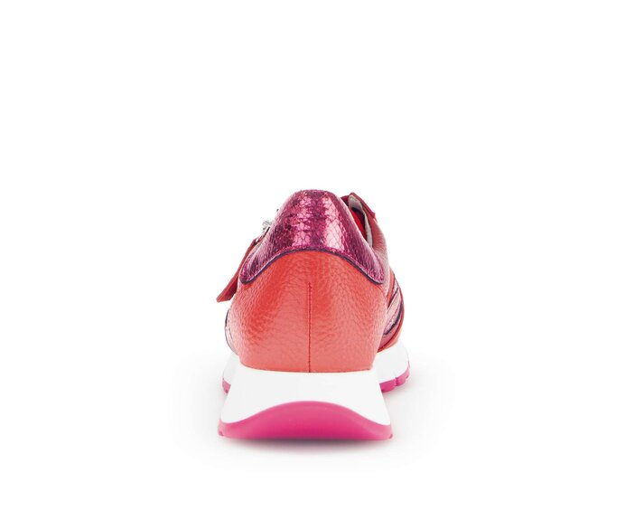 Gabor Damen  Sneaker Low Rot - Materialmix Leder/Lederimitat