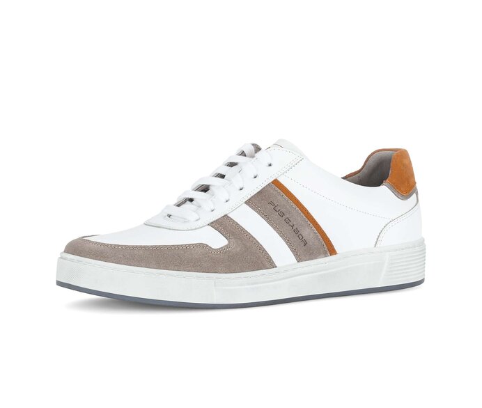 Pius Gabor Herren Sneaker Low Weiß - Glattleder