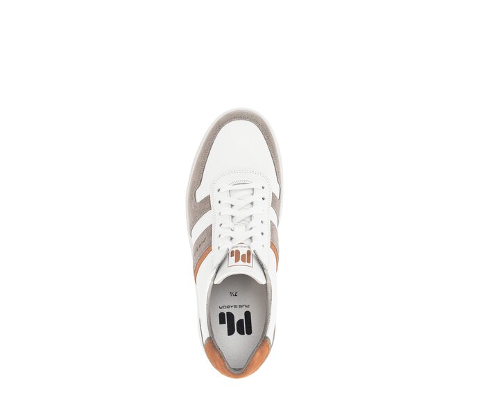 Pius Gabor Herren Sneaker Low Weiß - Glattleder