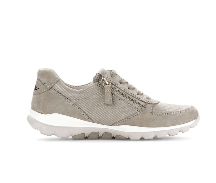 Gabor Damen  Sneaker Low Beige - Materialmix Leder