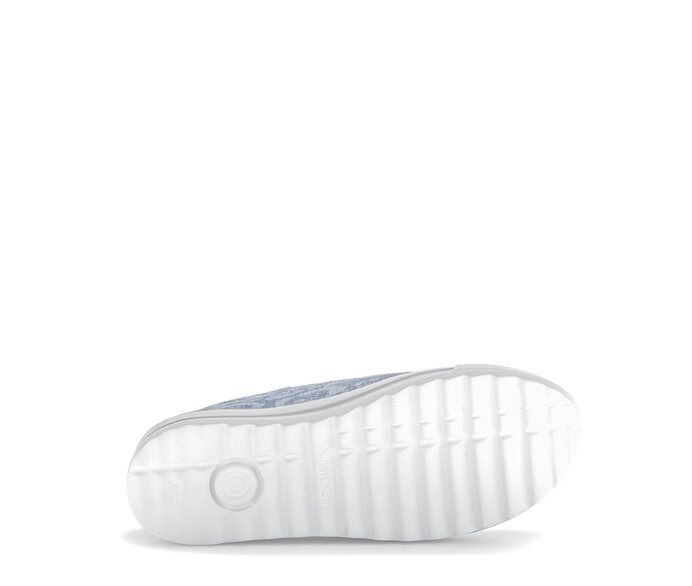 Gabor Damen  Sneaker Low Blau - Effektleder