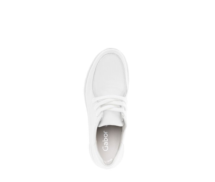 Gabor Damen  Sneaker Low Weiß - Glattleder