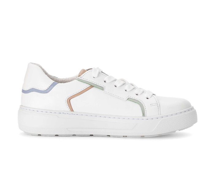 Gabor Damen  Sneaker Low Weiß - Materialmix Leder