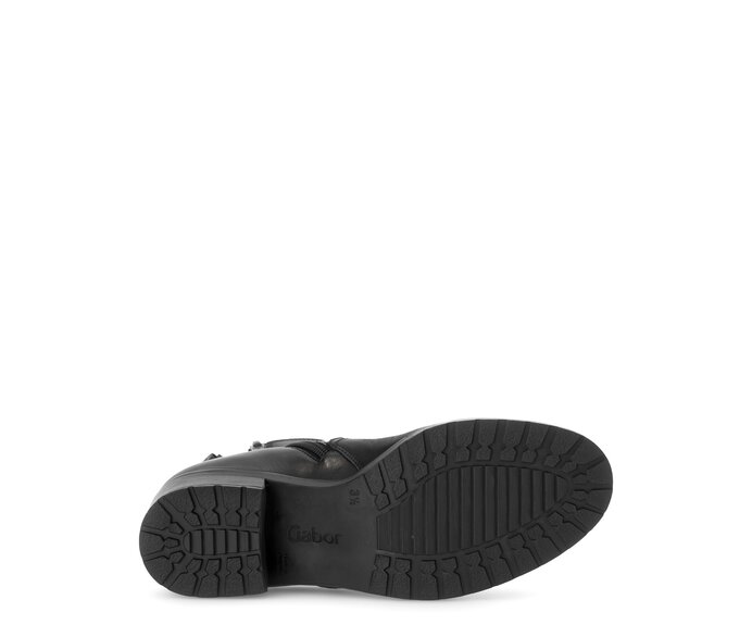 Gabor Damen  Elegante Stiefelette Schwarz - Glattleder