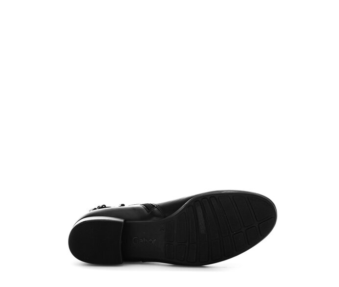 Gabor Damen  Elegante Stiefelette Schwarz - Glattleder