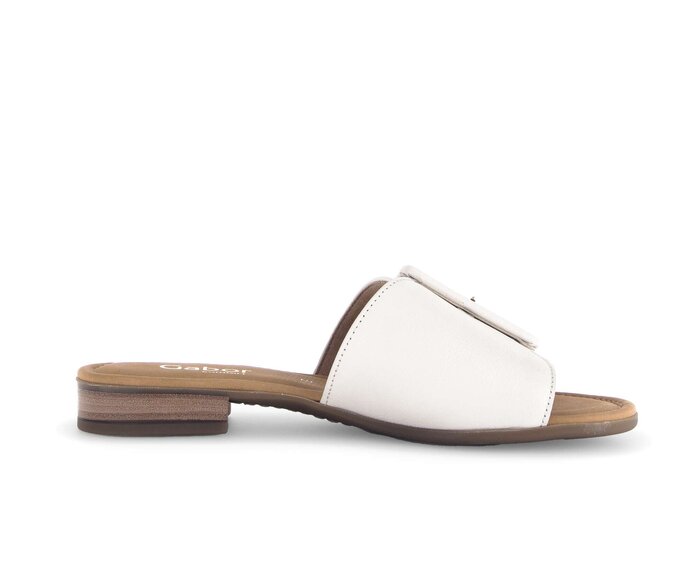Gabor Damen  Pantolette Beige - Glattleder