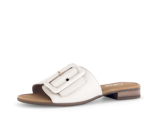 Gabor Damen  Pantolette Beige - Glattleder