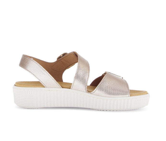 Gabor Damen  Plateau Sandale Multicolour - Effektleder