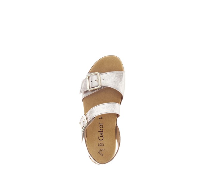 Gabor Damen  Plateau Sandale Multicolour - Effektleder