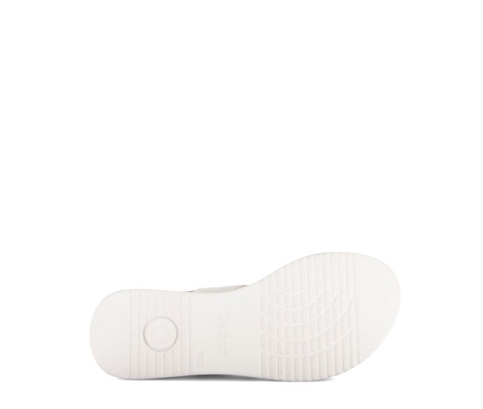 Gabor Damen  Plateau Sandale Creme - Glattleder