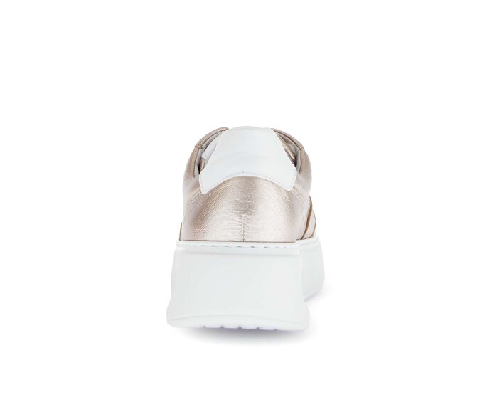 Gabor Damen  Sneaker Low Gold - Materialmix Leder