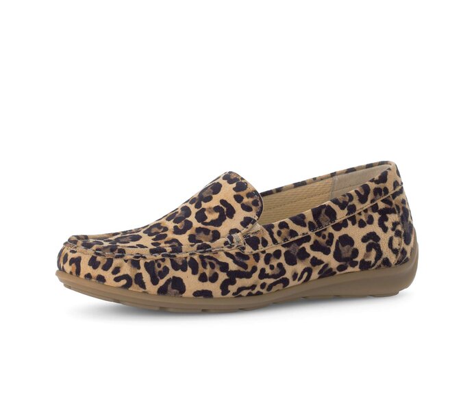 Gabor Damen  Mokassin Beige - Rauleder
