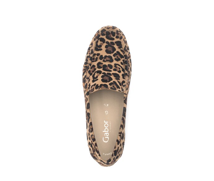 Gabor Damen  Mokassin Beige - Rauleder