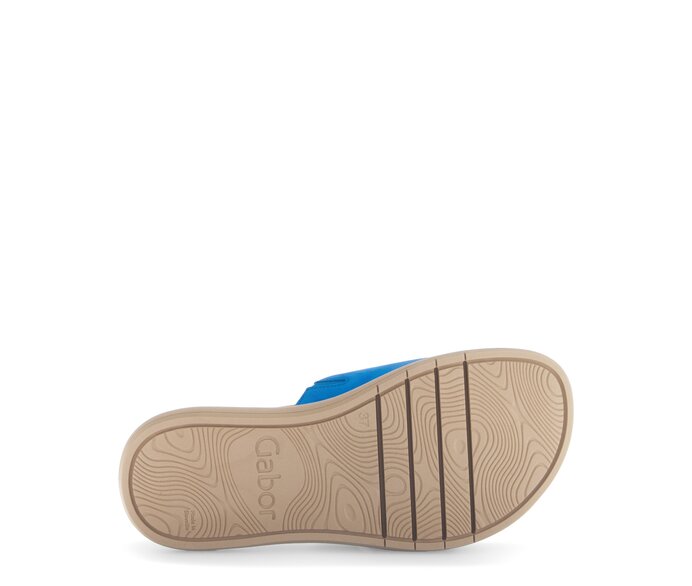 Gabor Damen  Pantolette Blau - Rauleder