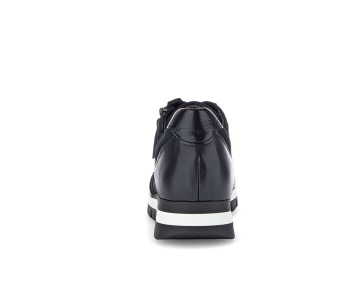 Gabor Damen  Sneaker Low Blau - Materialmix Leder