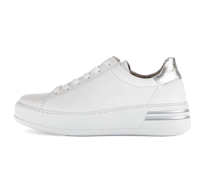 Gabor Damen Sneaker Low Weiß - Glattleder
