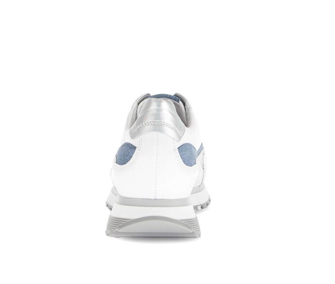 Gabor Damen  Sneaker Low Weiß - Materialmix Leder