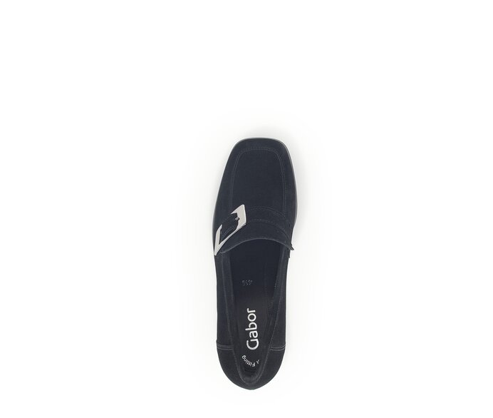 Gabor Damen  Hochfrontpumps Schwarz - Rauleder
