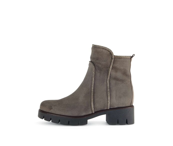 Gabor Damen Sportliche Stiefelette Braun - Rauleder