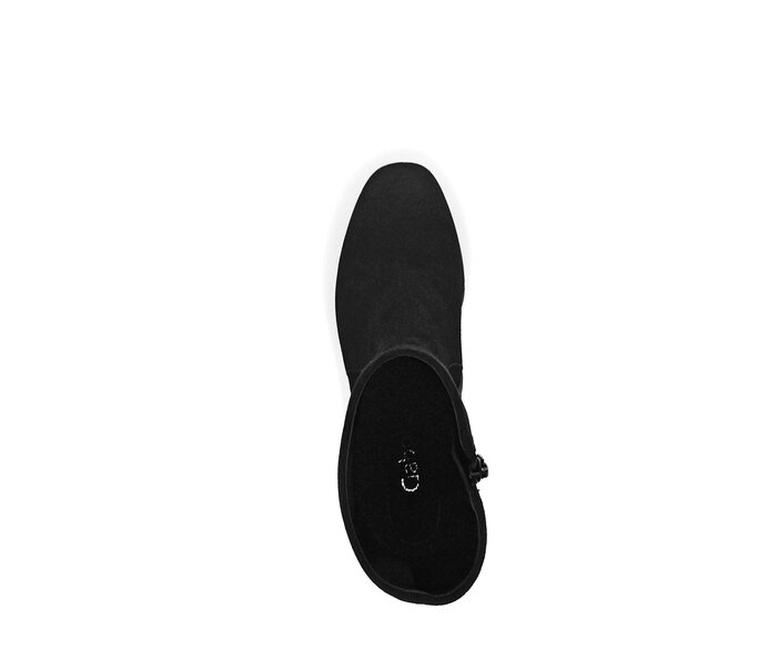 Gabor Damen  Elegante Stiefelette Schwarz - Rauleder