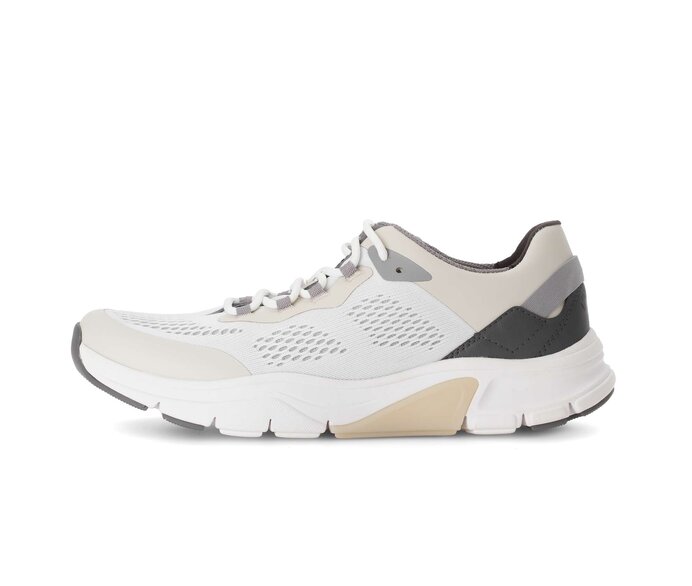 Gabor Herren Rollingsoft Sneaker Low Weiß - Textil