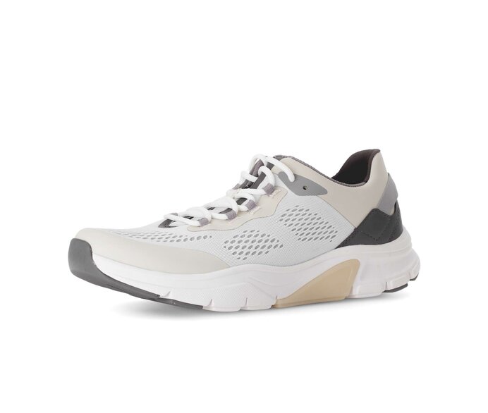Gabor Herren Rollingsoft Sneaker Low Weiß - Textil