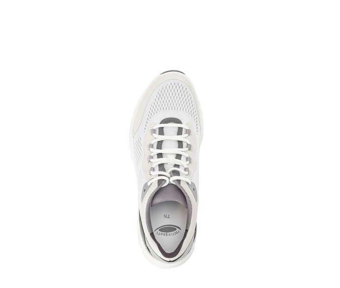 Gabor Herren Rollingsoft Sneaker Low Weiß - Textil