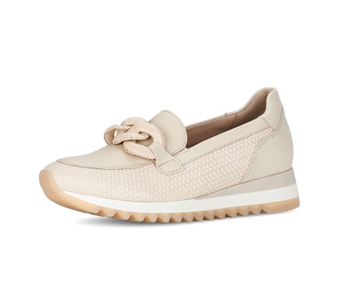 Gabor Damen  Slipper Beige - Glattleder
