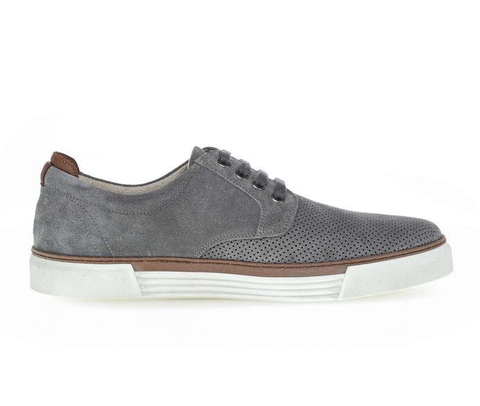 Pius Gabor Herren Sneaker Low Grau - Rauleder