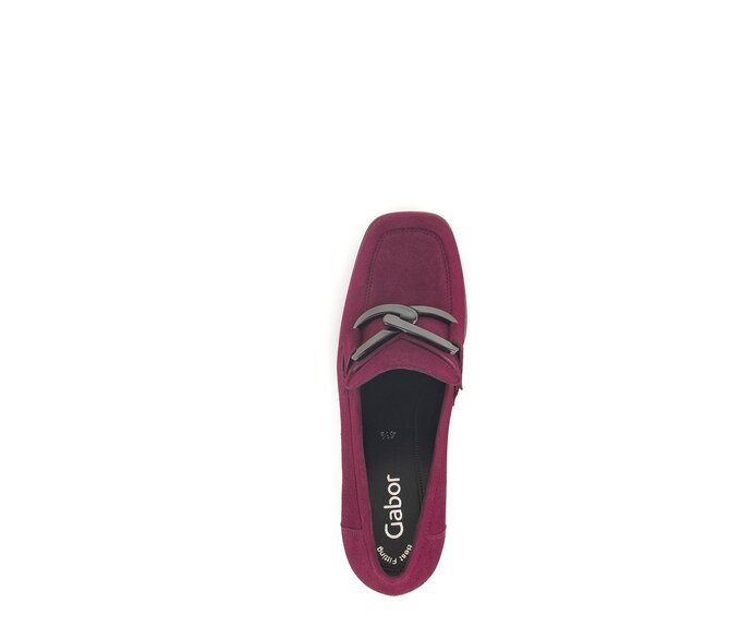Gabor Damen  Hochfrontpumps Lila - Rauleder