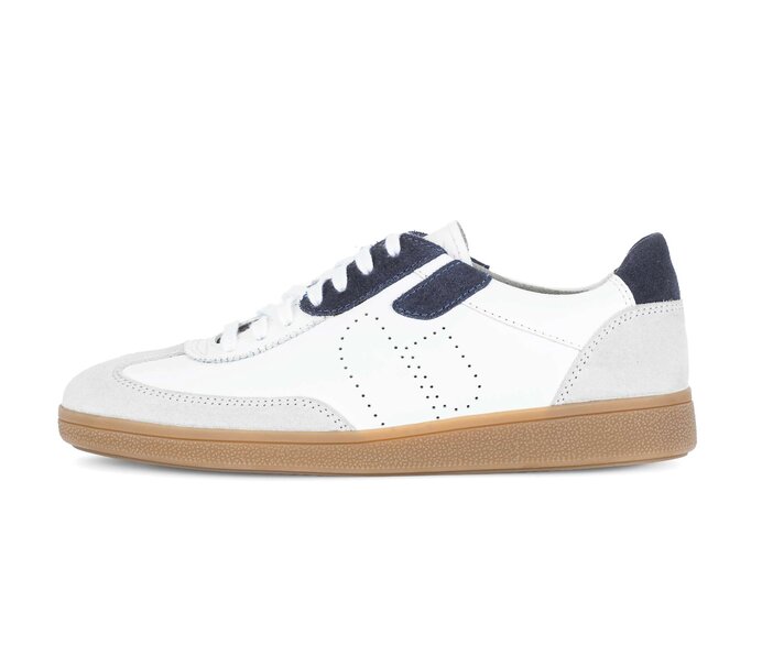 Pius Gabor Herren Sneaker Low Weiß - Rauleder