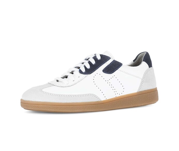 Pius Gabor Herren Sneaker Low Weiß - Rauleder