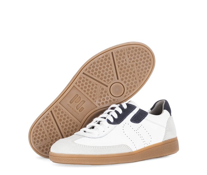 Pius Gabor Herren Sneaker Low Weiß - Rauleder